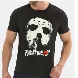 Hybrid Apparel Black Horror Mask Tee